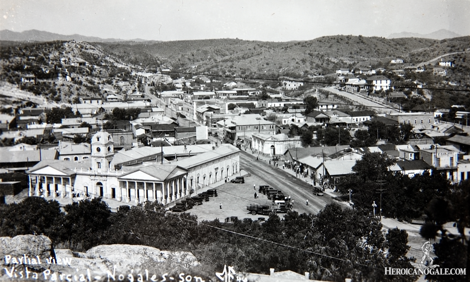 Una vista del antiguo Nogales, Sonora