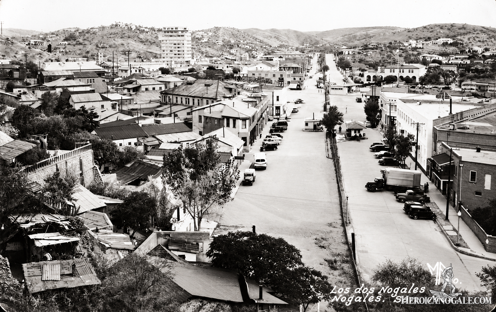 Vista panorámica de los dos Nogales
